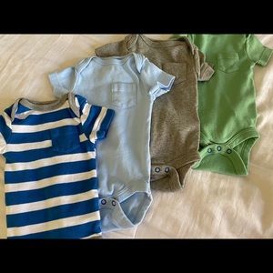 Cloud Island Newborn Onesies - 4